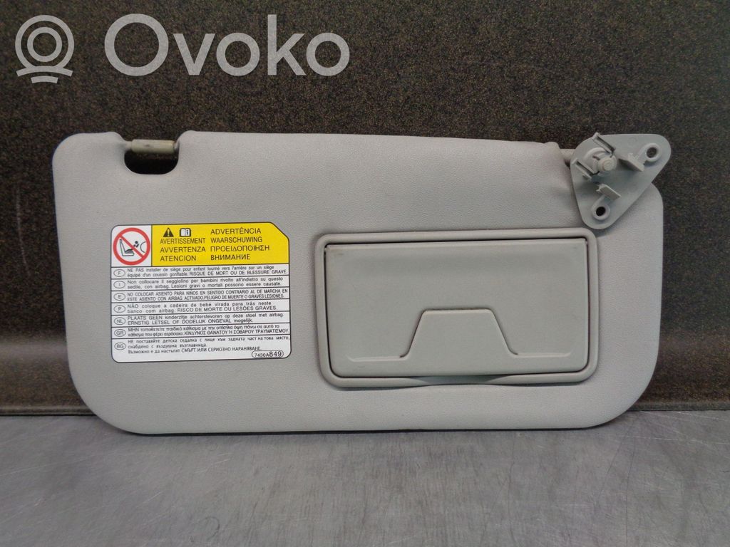 Osłona przeciwsłoneczna   7620A872YA