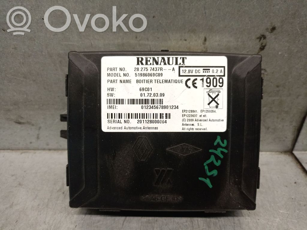 Renault Fluence Autres unités de commande / modules 