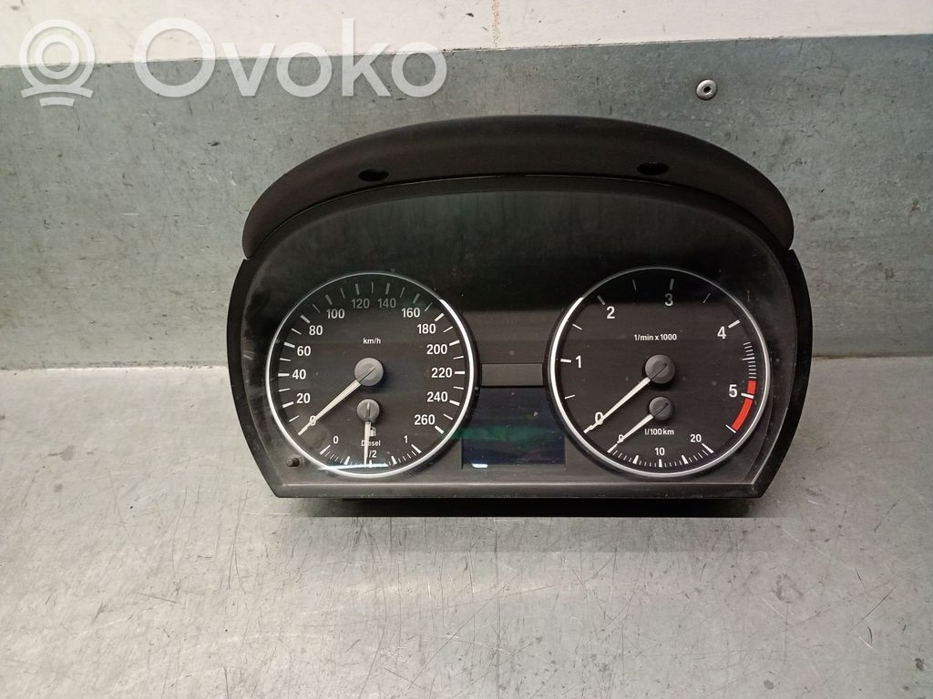 BMW 3 E90 E91 Geschwindigkeitsmesser Cockpit 