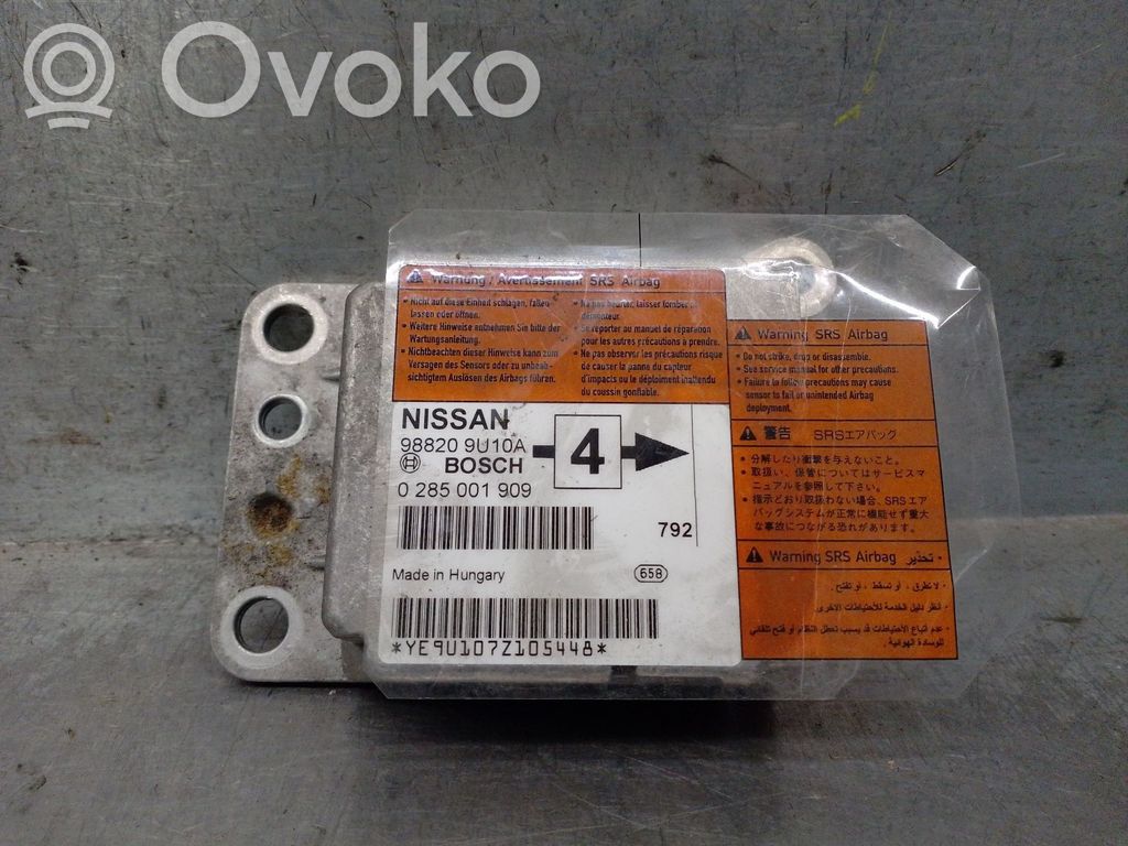 Nissan Note (E11) Airbag control unit/module 