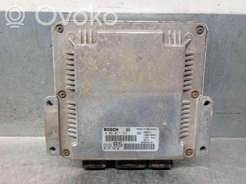Engine control unit/module   9647474680,02810111332