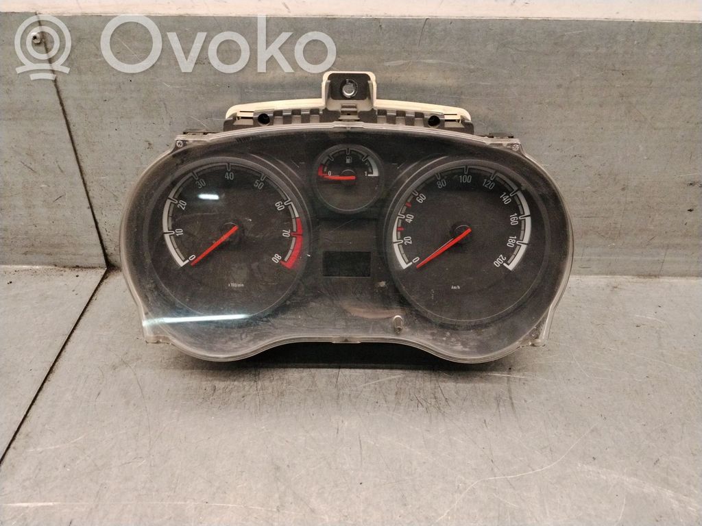 Opel Corsa D Tachimetro (quadro strumenti) 