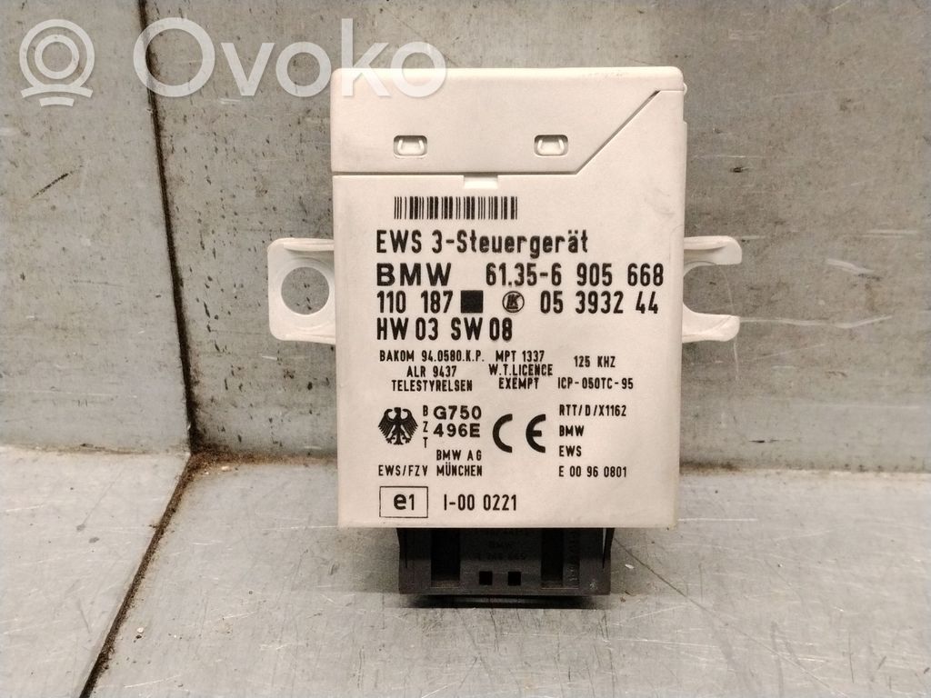 BMW 5 E39 Unitate/modul comandă imobilizator 