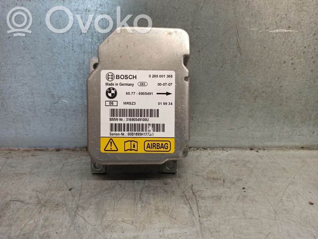 BMW 3 E46 Turvatyynyn ohjainlaite/moduuli 