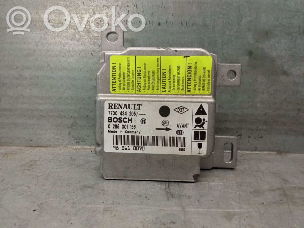 Renault Clio I Centralina/modulo airbag