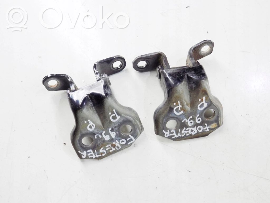 Front door hinge set