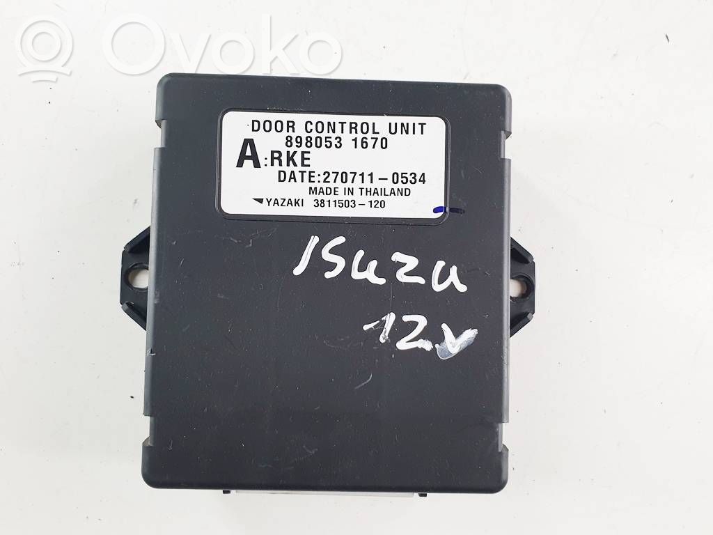 Door central lock control unit/module   8980531670MAX,8980531670