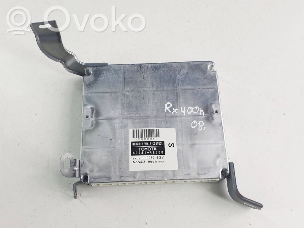 Lexus RX 330 - 350 - 400H Unité de commande, module ECU de moteur 