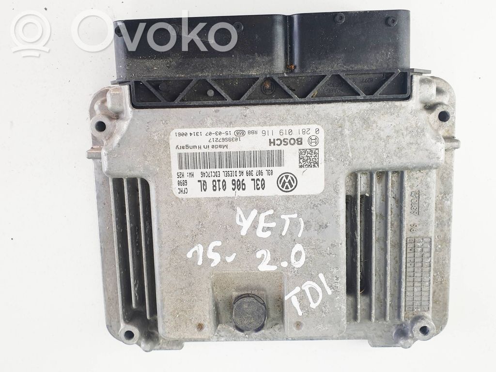 Skoda Yeti (5L) Engine control unit/module ECU 