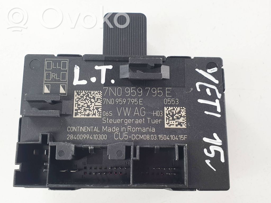 Skoda Yeti (5L) Door control unit/module 
