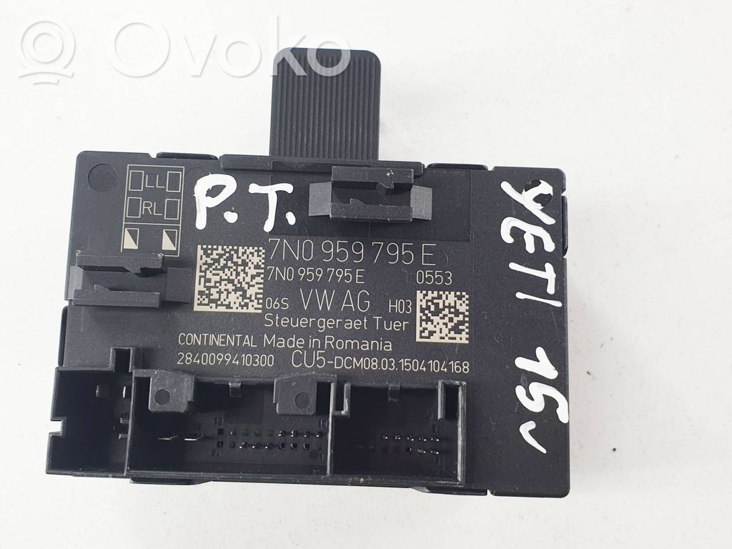 Skoda Yeti (5L) Door control unit/module 