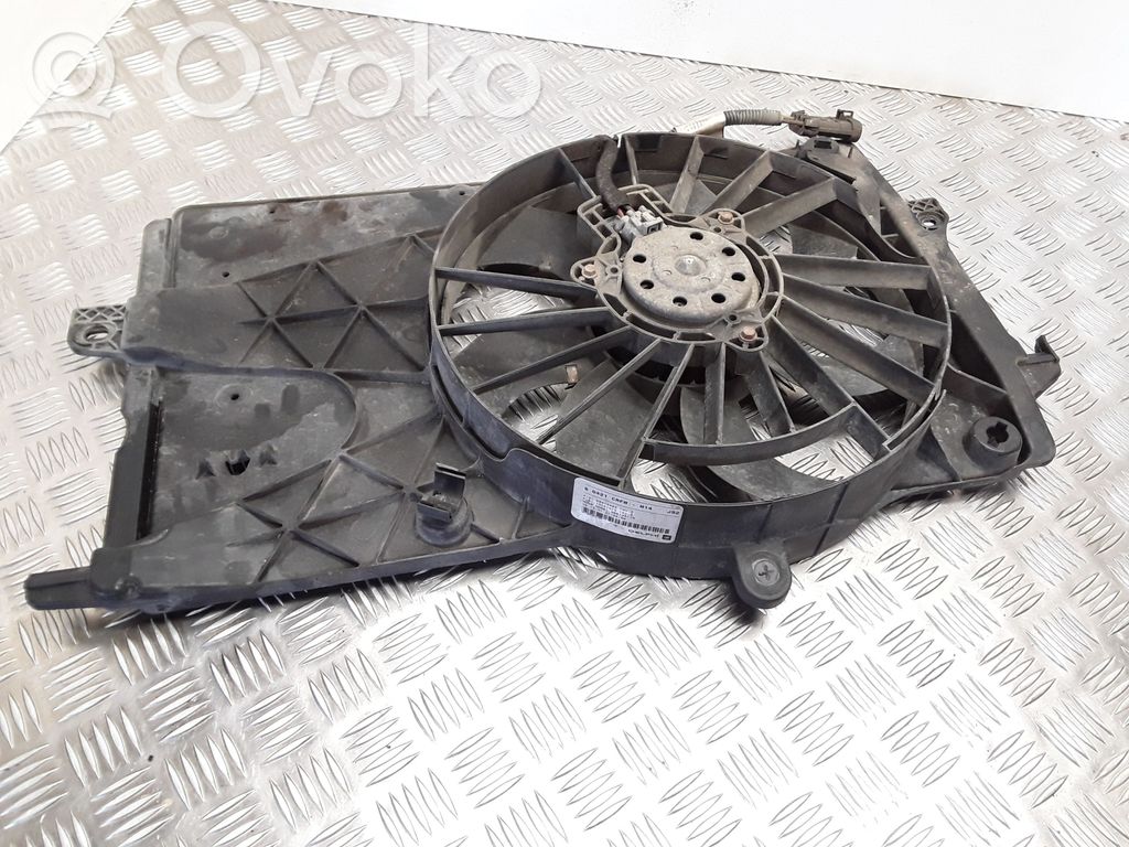 Opel Meriva A Radiator cooling fan shroud 