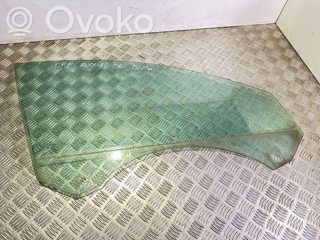 Audi A6 S6 C6 4F Szyba drzwi przednich 