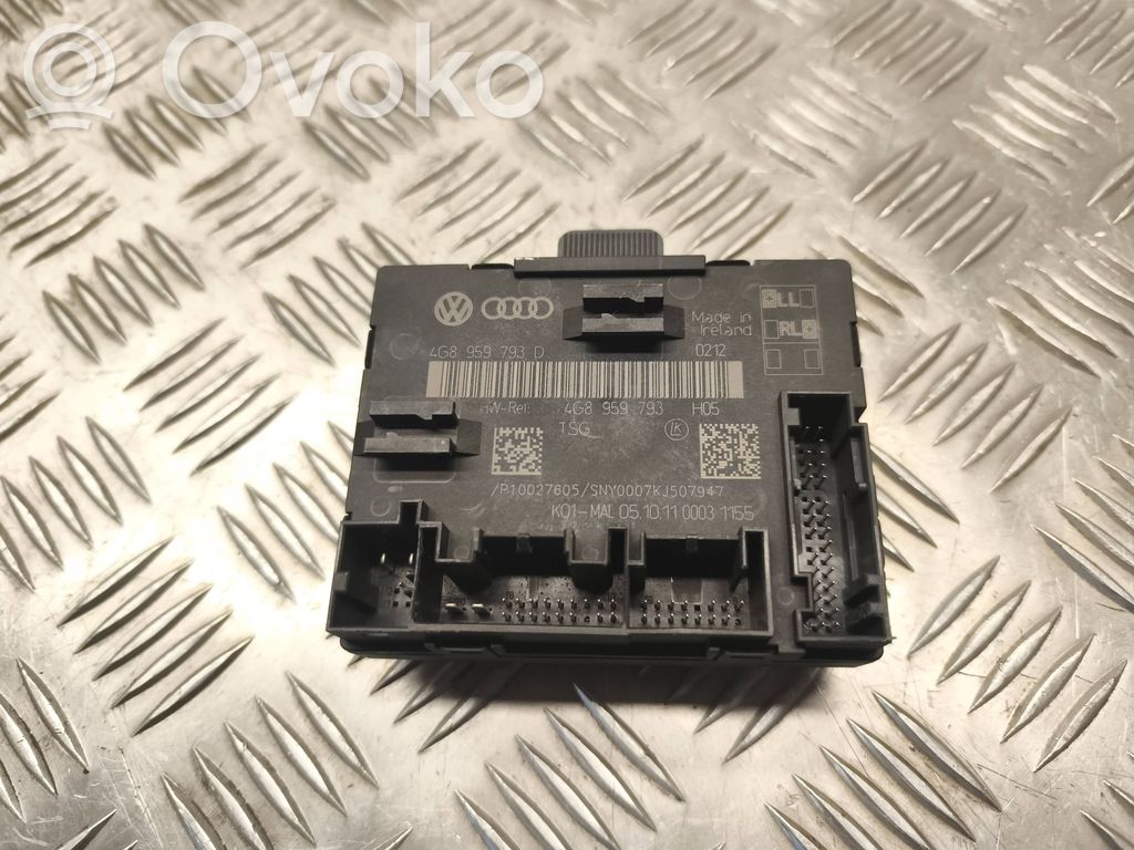 Audi A6 S6 C7 4G Unidad de control/módulo de la puerta 