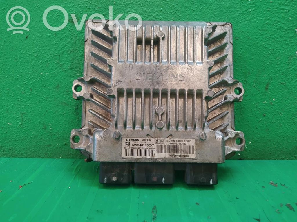 Engine control unit/module ECU   9653447480