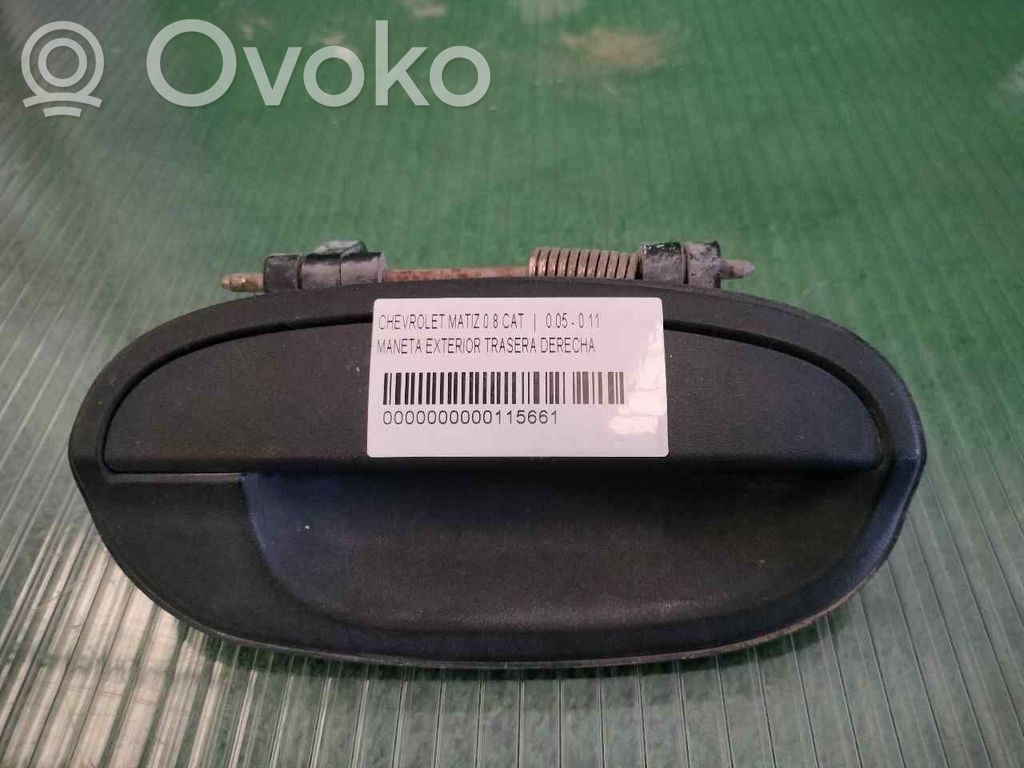 Chevrolet Matiz Takaluukun ulkopuolinen lukko 