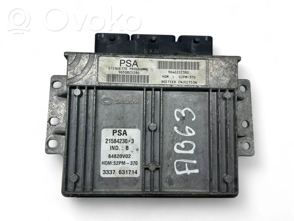 Citroen C3 Engine control unit/module ECU 