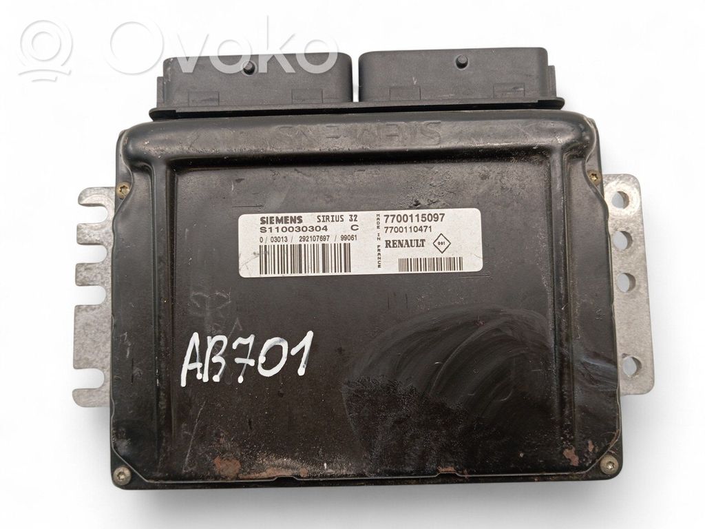 Renault Clio II Engine control unit/module ECU 