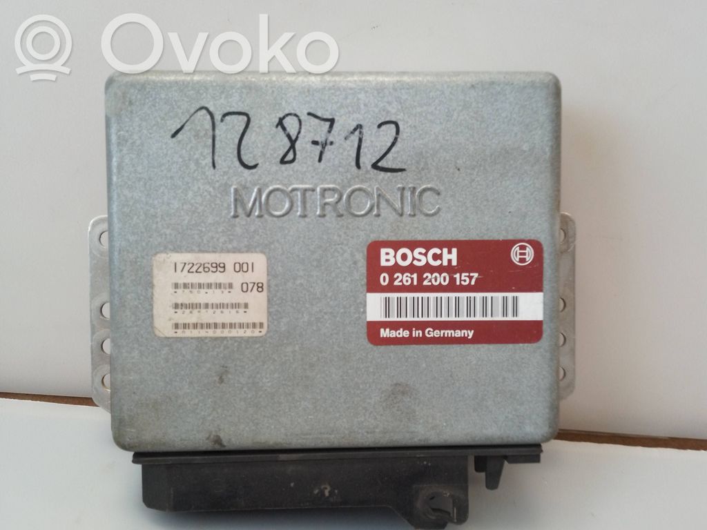 Engine control unit/module   0261200157