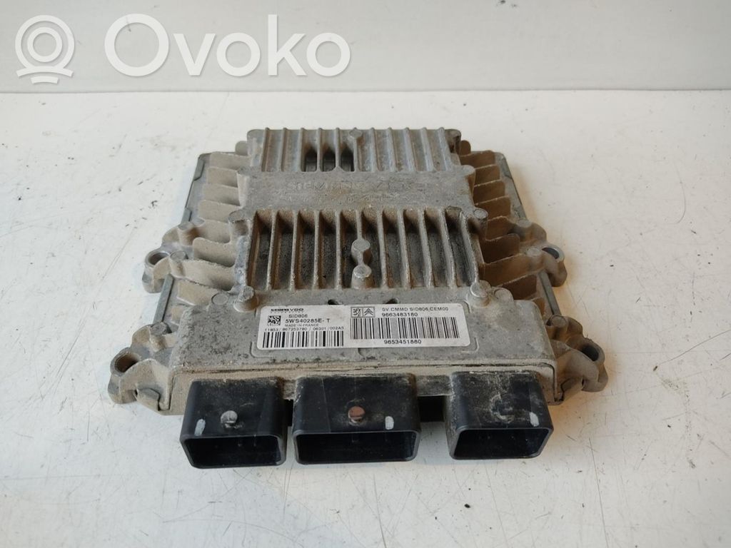 Citroen C3 Unidad de control/módulo ECU del motor 