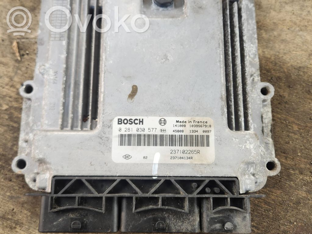 Engine control unit/module   0281030577,237104134R,237102265R