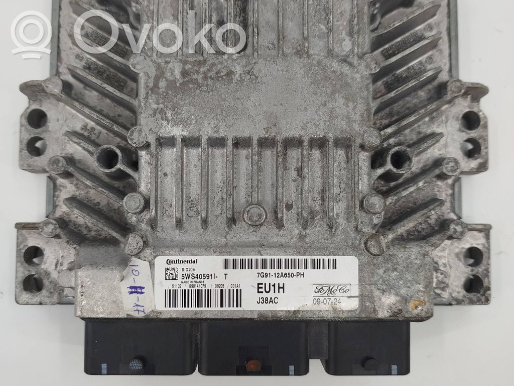 Engine control unit/module   7G9112A650PH,5WS40591LT