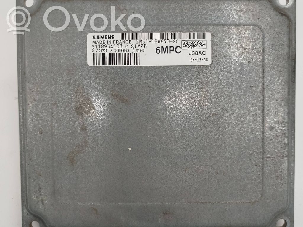 Ford Focus Engine control unit/module 