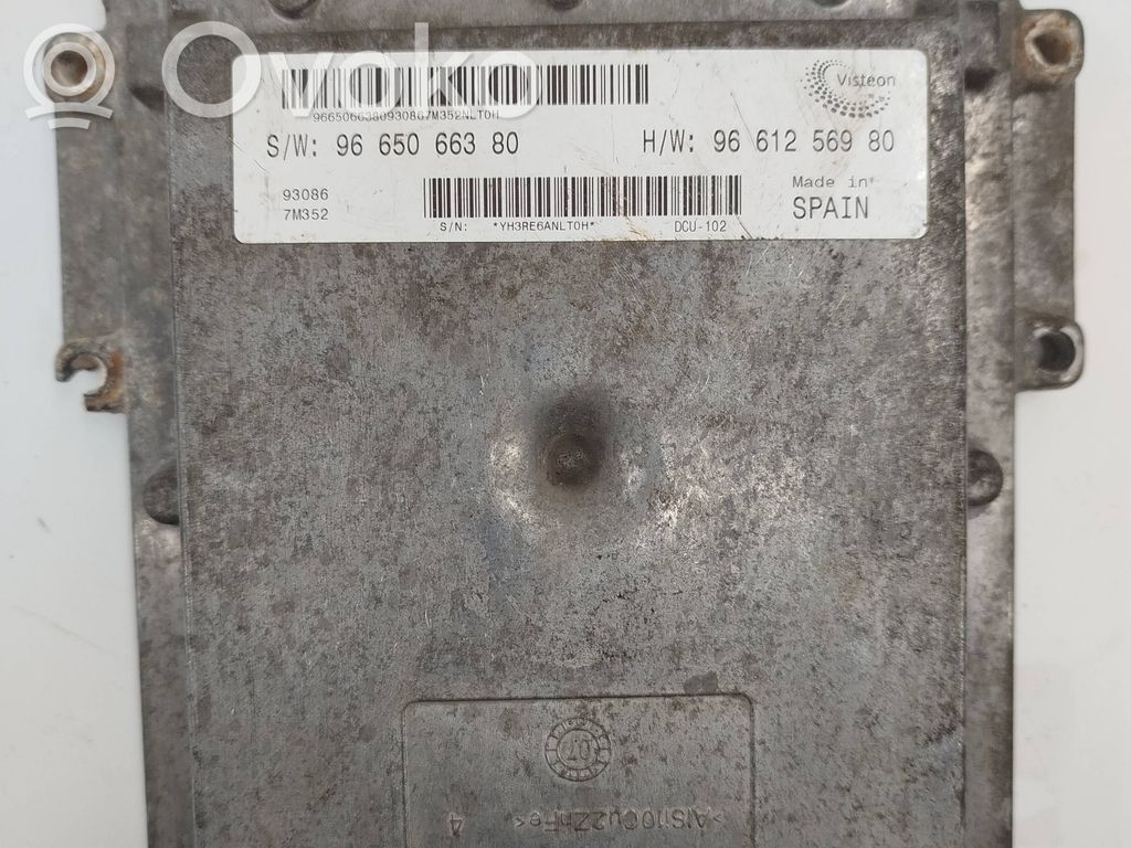 Peugeot Boxer Engine control unit/module 
