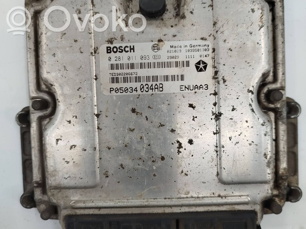 Chrysler PT Cruiser Engine control unit/module 