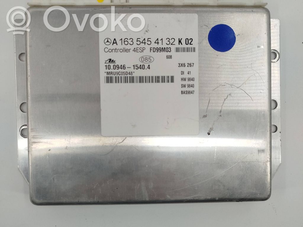 Mercedes-Benz ML W163 Moduł / Sterownik ESP 