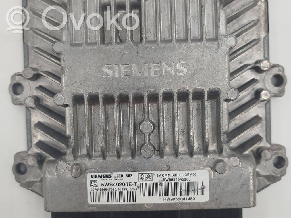 Peugeot 407 Engine control unit/module 