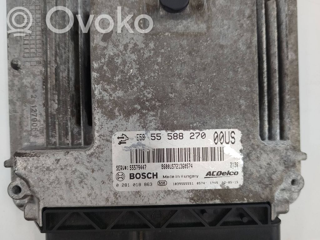 Opel Corsa D Engine control unit/module 