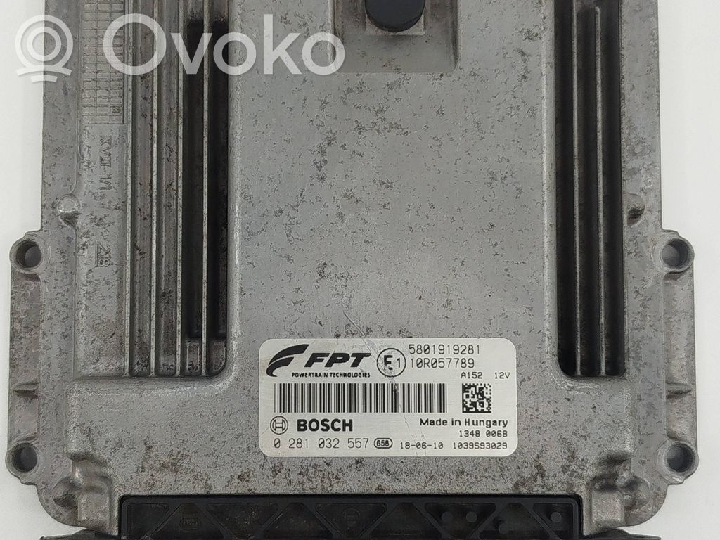 Engine control unit/module   5801919281,10R057789,0281032557