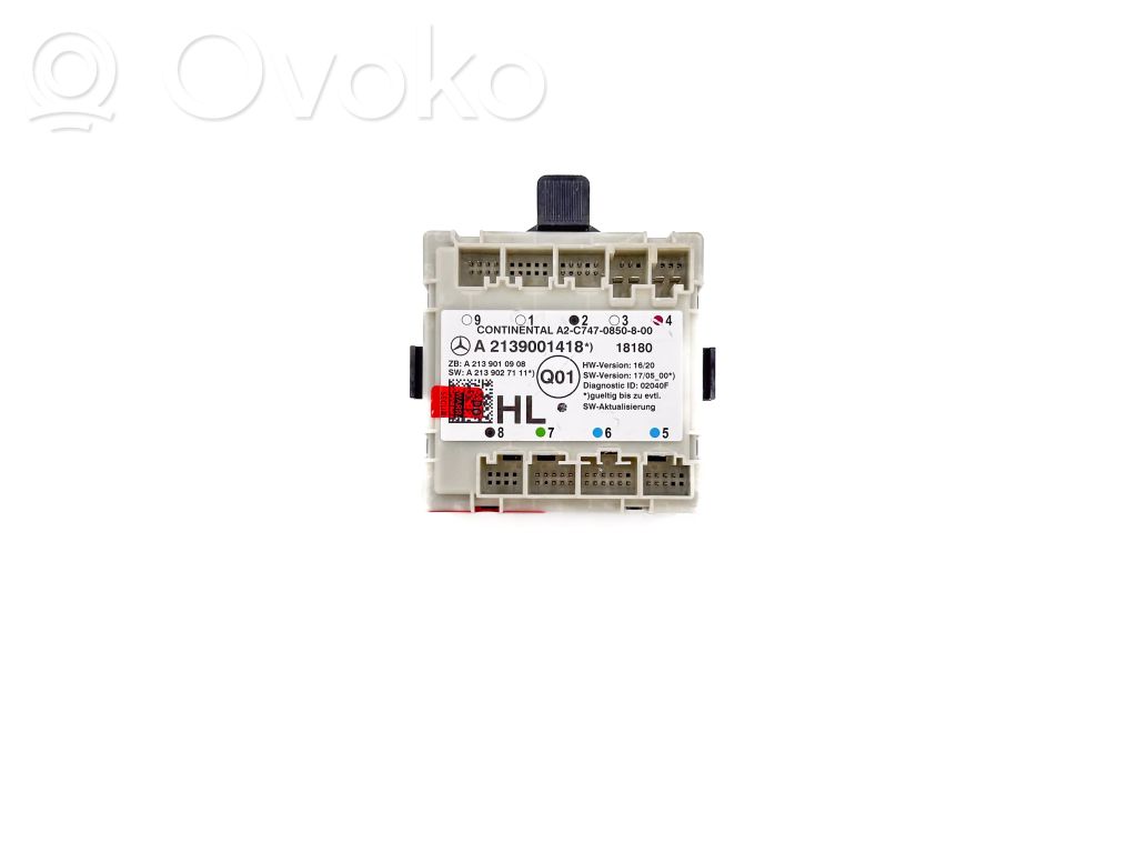 Mercedes-Benz E W213 Door control unit/module 