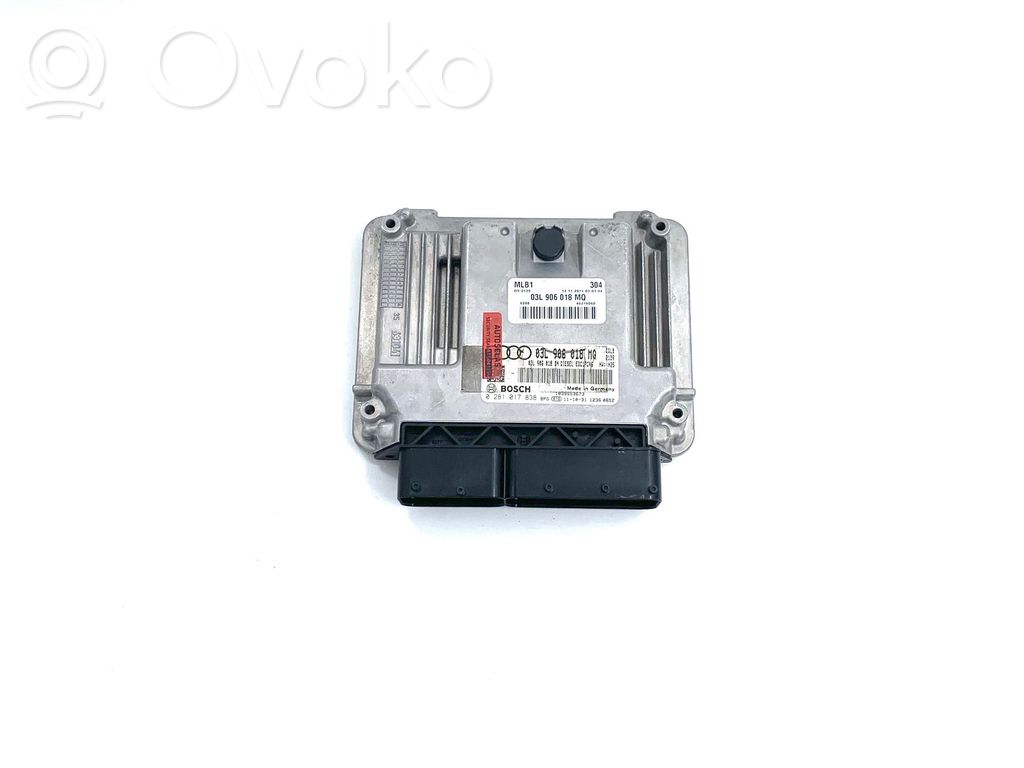 Engine control unit/module   03L906018MQ,03L906018DN,0281017838