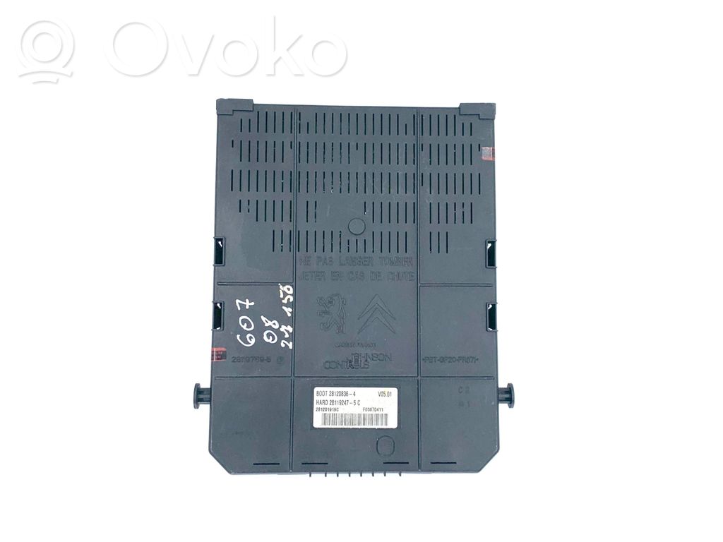 Peugeot 607 Comfort/convenience module 