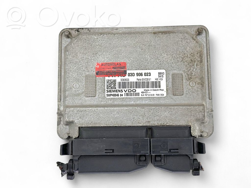 Engine control unit/module   03D906023,5WP4084604,3D996023,SM0S91
