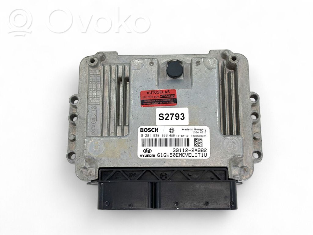 Engine control unit/module   391122A982,391122A982,0281030866