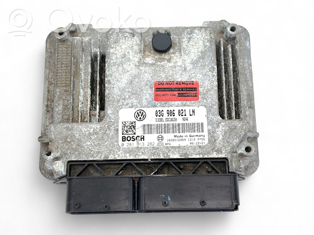 Engine control unit/module   03G906021LN,1039S16959,0281013282