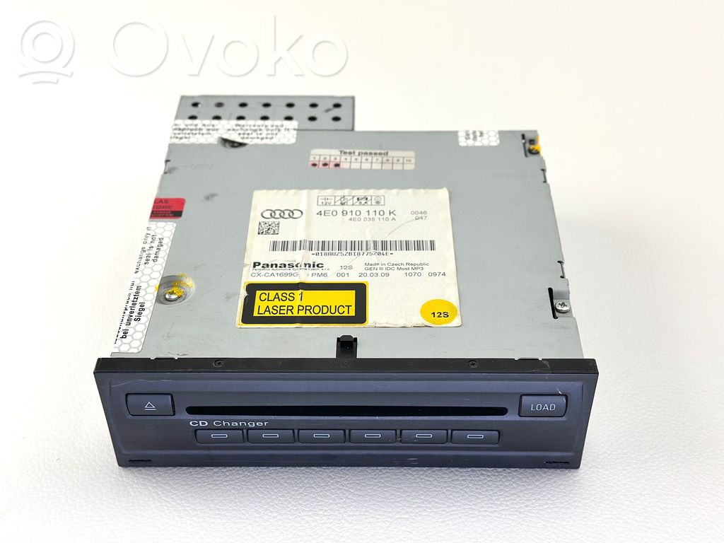 Audi A6 S6 C6 4F CD/DVD keitiklis 