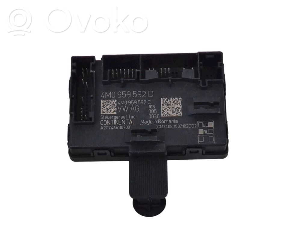 Audi Q7 4M Door control unit/module 