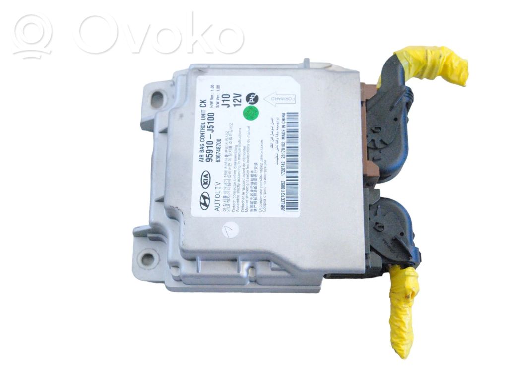 KIA Stinger Airbag control unit/module 