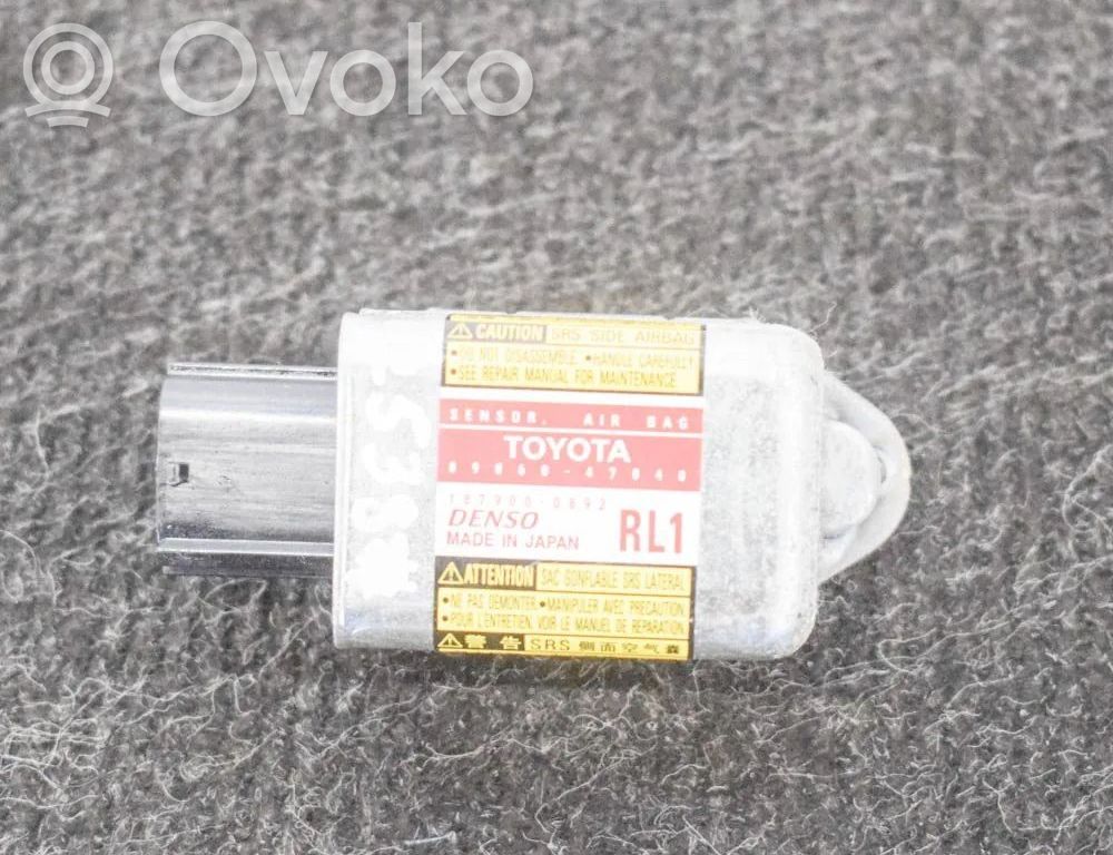 Toyota Prius (XW20) Czujnik uderzenia Airbag 