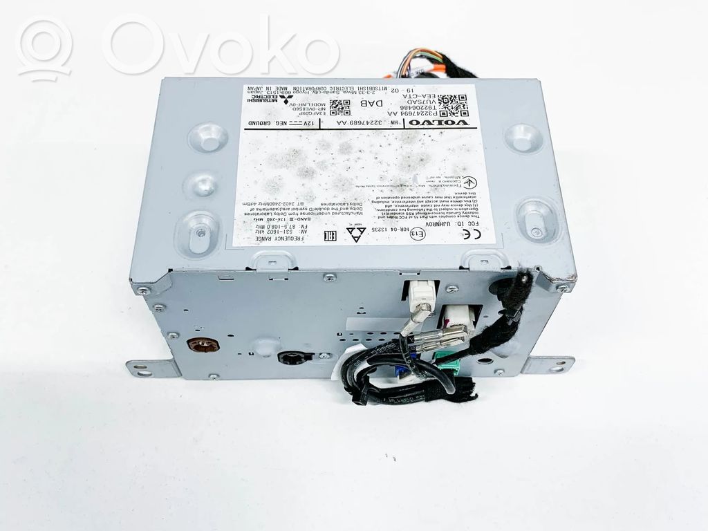 Volvo S90, V90 Panel / Radioodtwarzacz CD/DVD/GPS 