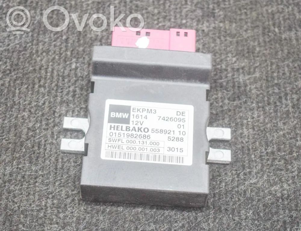 BMW 3 F30 F35 F31 Sterownik / Moduł pompy wtryskowej 