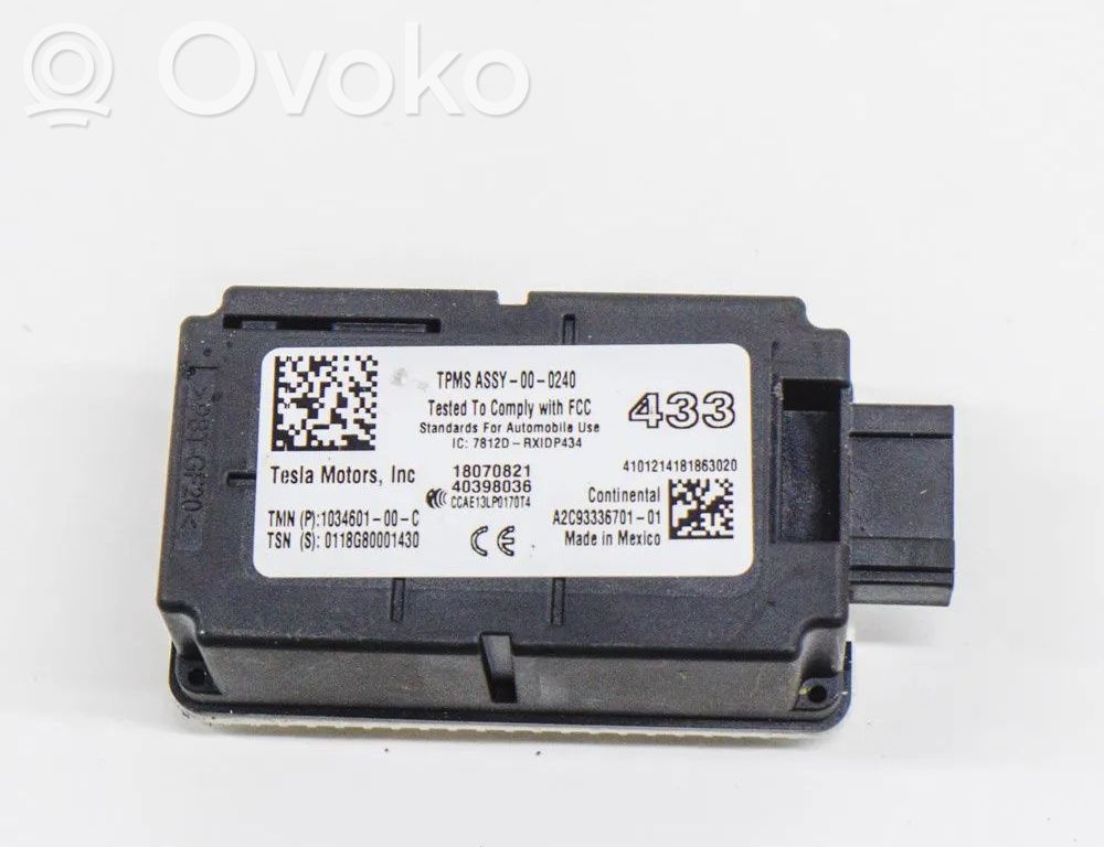 Tire pressure control unit   A2C93336701,103460100C,7812DRXIDP434