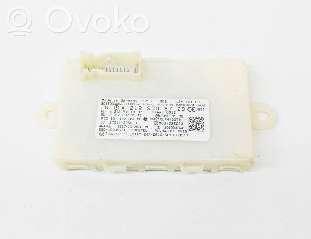 Mercedes-Benz E A207 Centralina/modulo keyless go 