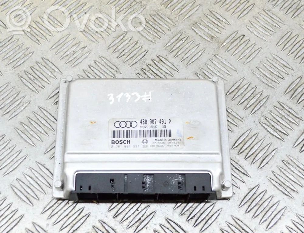 Engine control unit/module   0281001931,4B0907401P,28RTE357