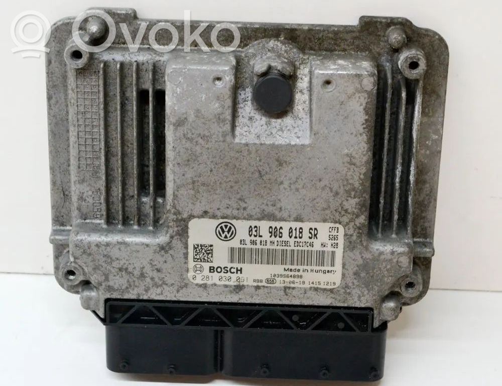 Engine control unit/module   03L906018MH,0281030091,03L906018SR,1039S64898