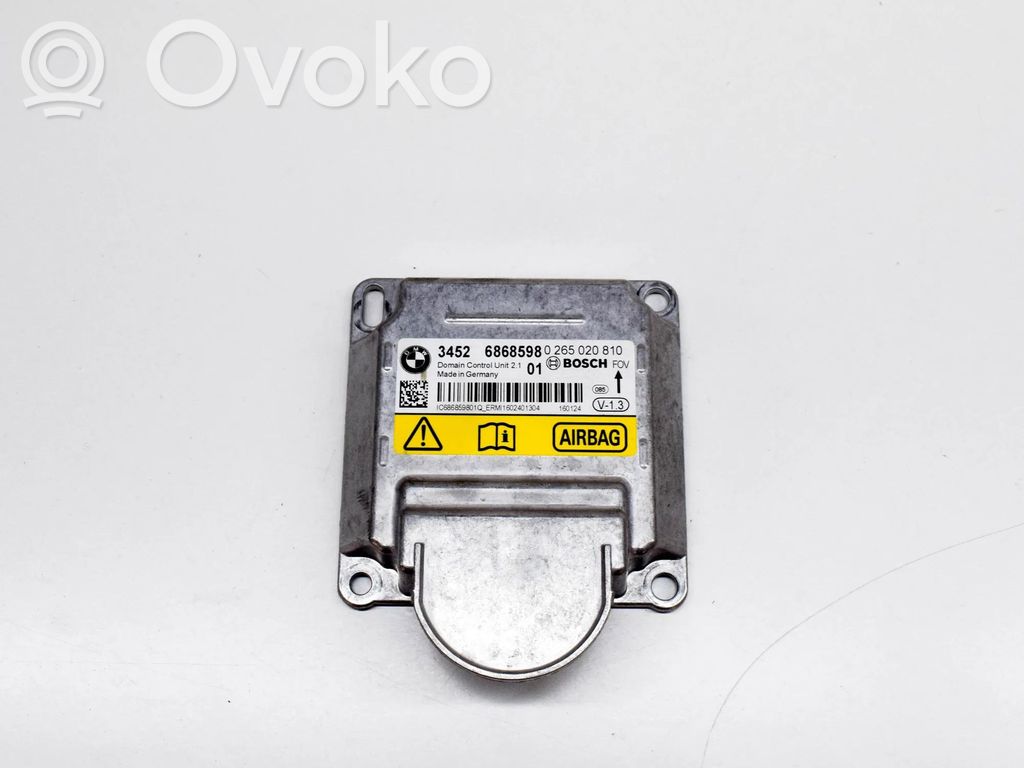 BMW 3 F30 F35 F31 Unitate/modul de comandă airbaguri 